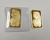 (2) PAMP Suisse Fine Gold 1 Troy Ounce Bars.