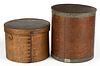 AMERICAN BENTWOOD BOXES, LOT OF TWO, 