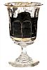 A RUSSIAN CUT-GLASS GOBLET, LATE 1700S - EARLY 1800S