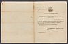 Documents signed James Monroe Sec of State 1812