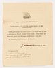 James Monroe Shipping Allowance War Document