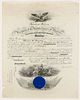 Signed Woodrow Wilson Naval Appointment Document