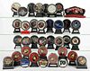 ASSORTED VINTAGE AND CONTEMPORARY AUTOGRAPHED HOCKEY PUCK COLLECTION, LOT OF 34