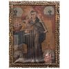 Anónimo. San Antonio de Padua, Sin firma. Óleo sobre tela. 83 x 60.5 cm