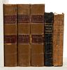 ANTIQUARIAN UNITED STATES PRESIDENTIAL BIOGRAPHIES, LOT OF FIVE VOLUMES