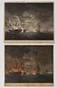 AMERICAN REVOLUTIONARY WAR HISTORICAL PRINTS, LOT OF TWO