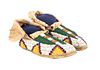 Northern Plains Beaded Woman's Moccasins