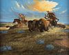 Delbert Iron Cloud, oil on canvas