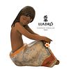 Lladro Island Beauty Porcelain Figurine With Original Box