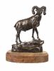 Bob Scriver (1914-1999) Bighorn Ram Bronze