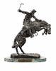 Bronco Buster Bronze Statue By Frederic Remington