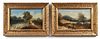 Pair Victorian Landscape Paintings attrib. Henry Maynard