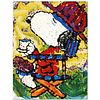 "Tea At Bel Air-3:00" Limited Edition Hand Pulled Original Lithograph by Renowned Charles Schulz Protege, Tom Everhart. Numbered and Hand Signed by th