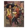 Isaac Maimon, "Reunion" Limited Edition Serigraph, Numbered and Hand Signed with Letter of Authenticity.