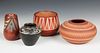4 American Southwest Pottery Vessels