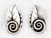 LaPaglia Silver Earrings Marked Sterling 220 Converted to Posts