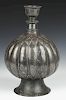 Middle Eastern Niello Decorated Bottle Vase