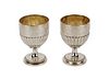 Two English Sterling Commemorative Horse Cups