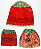 3 China Poblano Vintage Mexican Circle Skirts