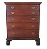 Chippendale Cherrywood Chest of Drawers