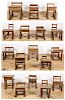 17 Vintage Elementary School Desks, Ghana