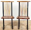 Pair Conoid Style Chairs After Nakashima