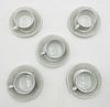 Set of 5 Espresso or Tea Cups & Saucers by Arabia Finland