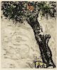March Chagall, (French/Russian, 1887-1985), L'iagle, la laie et la chatte (from Fables de la Fontaine)