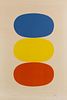 Ellsworth Kelly, (American, 1923-2015), Blue and Yellow and Red-Orange (Bleu et jaune et rouge-orange)