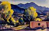 Gene Kloss, (American, 1903–1996), Landscape Scene