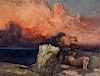 Rudolf Jettmar, (Austrian, 1869-1939), Storm Over Lake Menarsh, 1897
