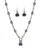 A Collection of Sterling Silver and Blue Topaz Jewelry, Scott Kay, 55.00 dwts.