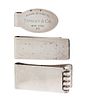 A Collection of Sterling Silver Money Clips, Tiffany & Co., 48.90 dwts.