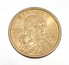 One Dollar, Sacagawea Golden Coin C. 2000 P, 8g