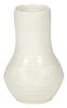 Mid Century Modern Art Pottery Vase, Cream Color H 8.5'' Dia. 4.5''