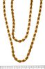 14K Yellow Gold Cable Necklace L 19'' 19g