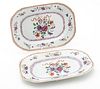Chinese Export Porcelain Trays, C. 1780, W 6.7 L 10