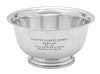Web Silver Company 'Paul Revere' Sterling Silver Bowl, H 4.25'' Dia. 8'' 11.09t oz