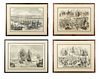 Harper's Weekly,  1859, Pay Day, Camp Massachusets, Statue Of Liberty, Songs Of The War, 4