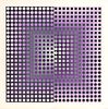 Victor Vasarely (French/Hungarian, 1906-1997) Serigraph In Colors On Wove Paper, 1988, Zett Diptych, H 39.75'' W 39.75'' 2 pcs
