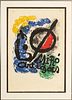 Joan Miro (Spanish, 1893-1893) Lithograph In Colors On Rives Paper, 1963, Affiche Pour L'Exposition Miro Artigas, H 33'' W 22''