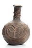 African Ceramic Vessel, H 15.5'' Dia. 10''