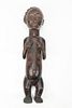 Africa Carved Wood Maternal Figure H 17"