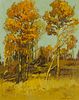 Jerry Jordan, (b. 1944), "Golden Morning," 1998, Oil on canvas, 30" H x 24" W