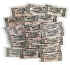 Group of 21 Confederate Bank Notes, $5 and $10 Denominations