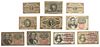 Ten Assorted Fractional Currency Notes 