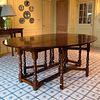 Charles II Style Stained Oak Gate Leg Table
