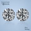 6.02 carat diamond pair, Round cut Diamonds GIA Graded 1) 3.01 ct, Color E, VS2 2) 3.01 ct, Color E, VS2 . Appraised Value: $466,400 