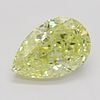 2.24 ct, Natural Fancy Yellow Even Color, VS2, Pear cut Diamond (GIA Graded), Appraised Value: $80,600 