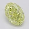 1.84 ct, Natural Fancy Yellow Even Color, VS2, Oval cut Diamond (GIA Graded), Appraised Value: $39,700 
